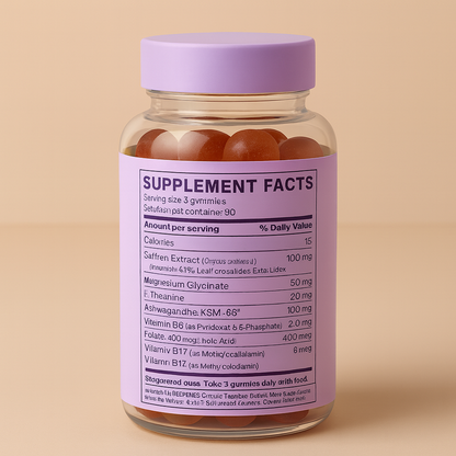 Premium Saffron Mood Gummies™