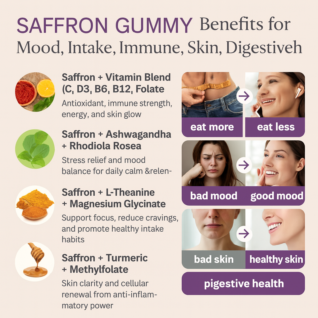 Premium Saffron Mood Gummies™