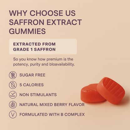 Premium Saffron Mood Gummies™