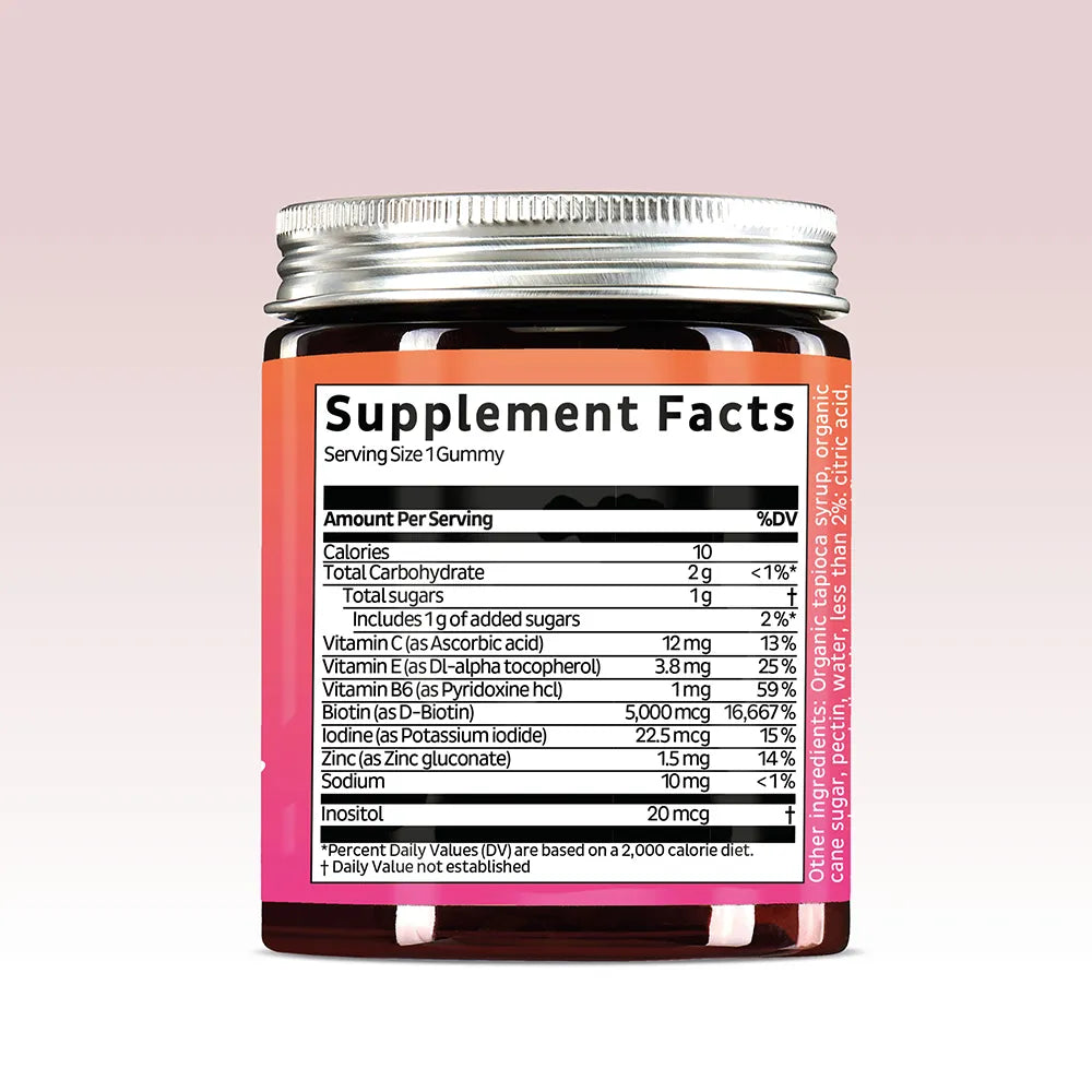 LUMMIE hair growth gummy bears